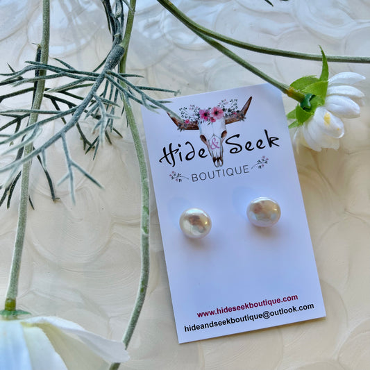 Pearl Earrings 10-12mm