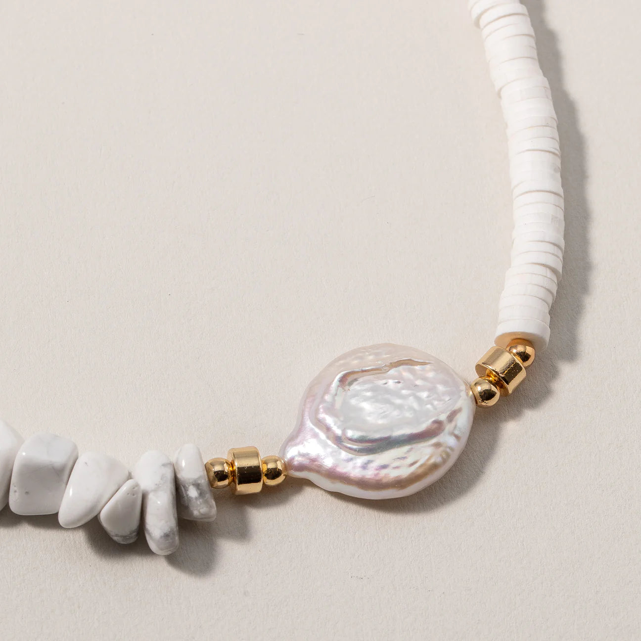 ‘ABBIE’ Necklace - White