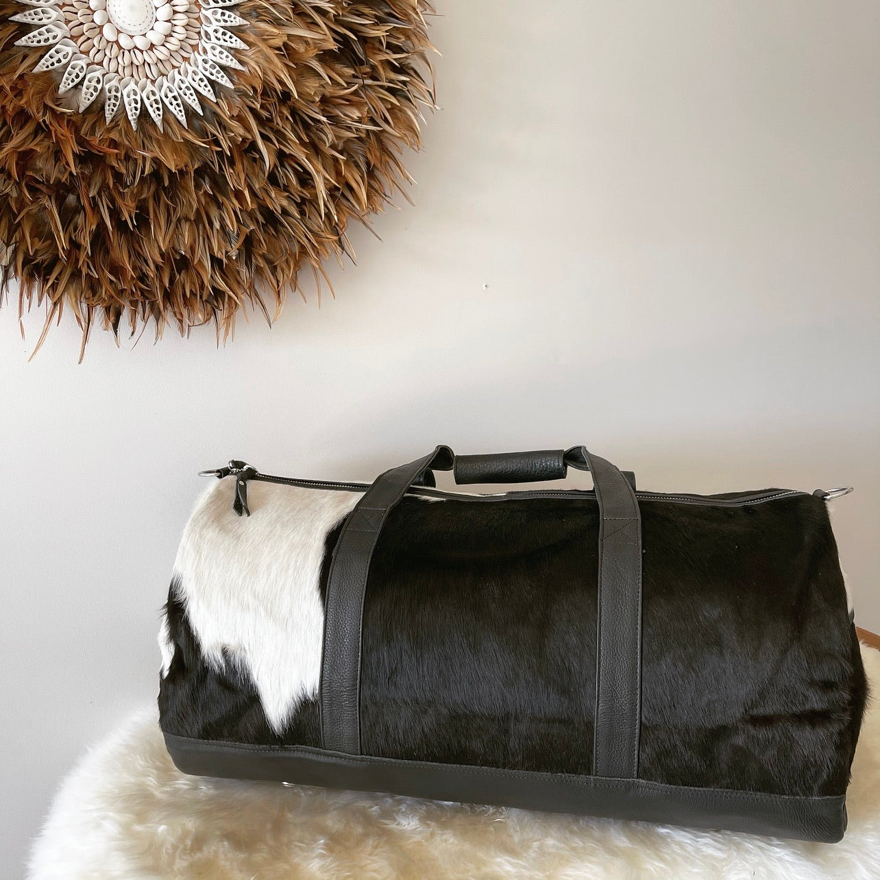 ‘LAGUNA’ Duffle Bag #0030 - BLACK